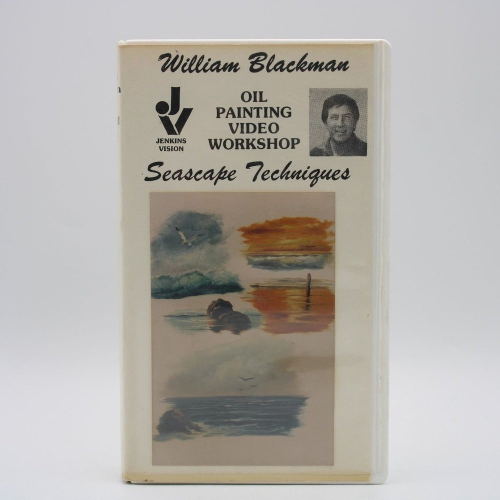 Seascape Techniques William Blackman Oil Painting Video Workshop VHS WB403